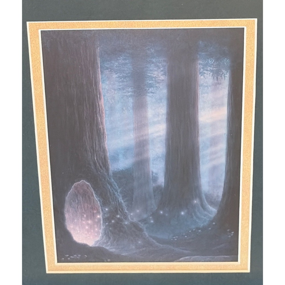 Gilbert Williams Entrance Into the Earth Framed Note Card Visionary Fantasy Art - Picture 2 of 12